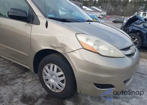2006 Toyota Sienna Le из США, поврежденный, VIN 5TDZA23C16S422564